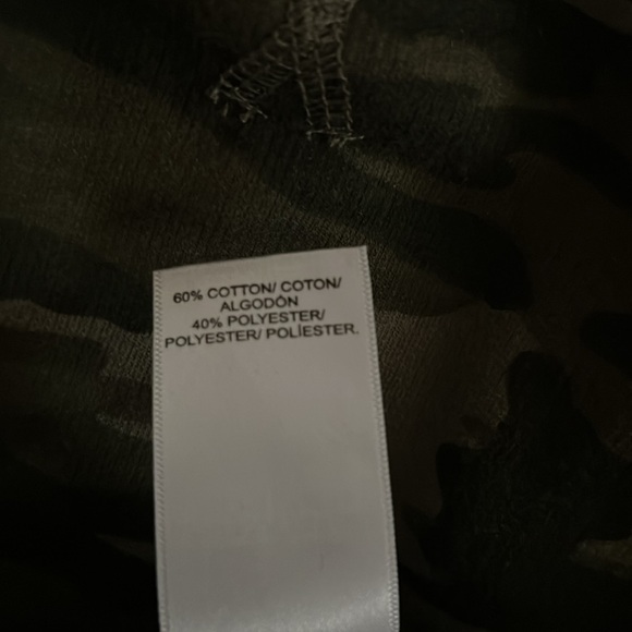 Lucky Brand Camoflauge Long Sleeve Top PXS - Picture 5 of 5